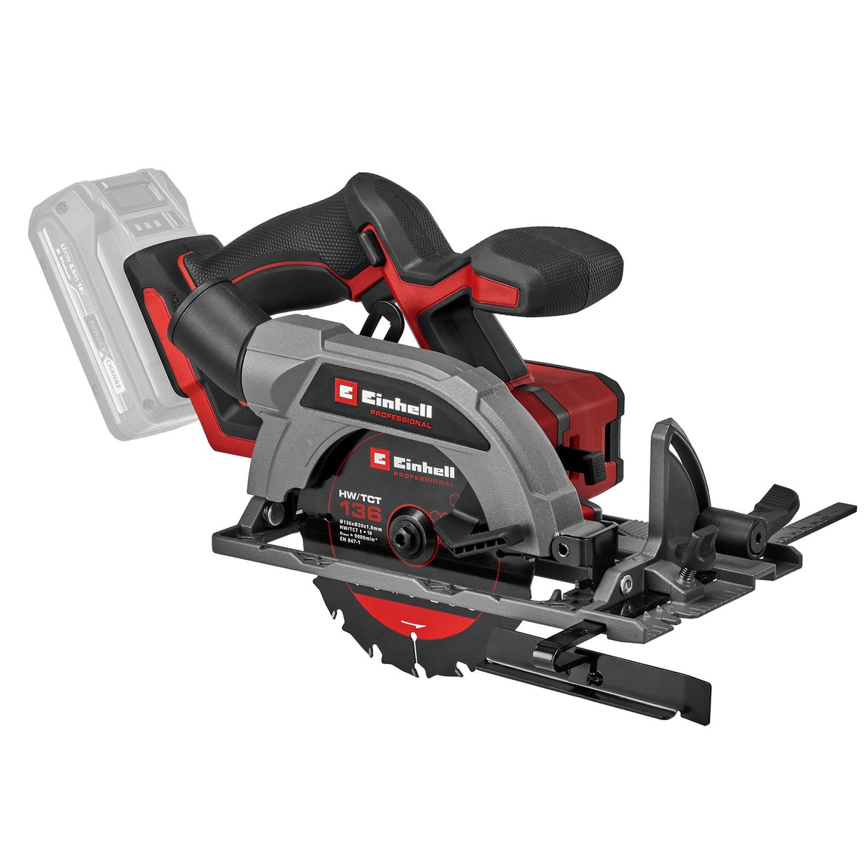 Sierra Circular Inalámbrica 18V 136 mm TP-CS 18/136-C Solo Einhell - detalle 7