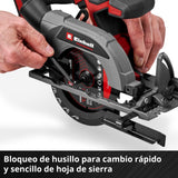 Sierra Circular Inalámbrica 18V 136 mm TP-CS 18/136-C Solo Einhell - detalle 4