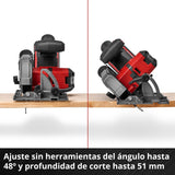 Sierra Circular Inalámbrica 18V 136 mm TP-CS 18/136-C Solo Einhell - detalle 5