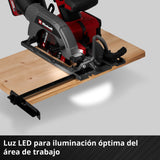 Sierra Circular Inalámbrica 18V 136 mm TP-CS 18/136-C Solo Einhell - detalle 6