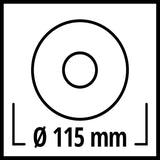 Esmeril Angular Inalámbrico 18V 115 mm AXXIO 18/115 Einhell - detalle 5