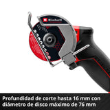 Herramienta de Corte Compacta Multimaterial 18V 76 mm TP-CO 18/76-C Solo Einhell - detalle 5