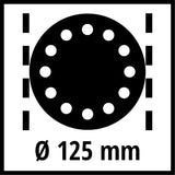 Lijadora Roto Orbital Inalámbrica 18V 125 mm TP-RS 18/32 Einhell - detalle 4