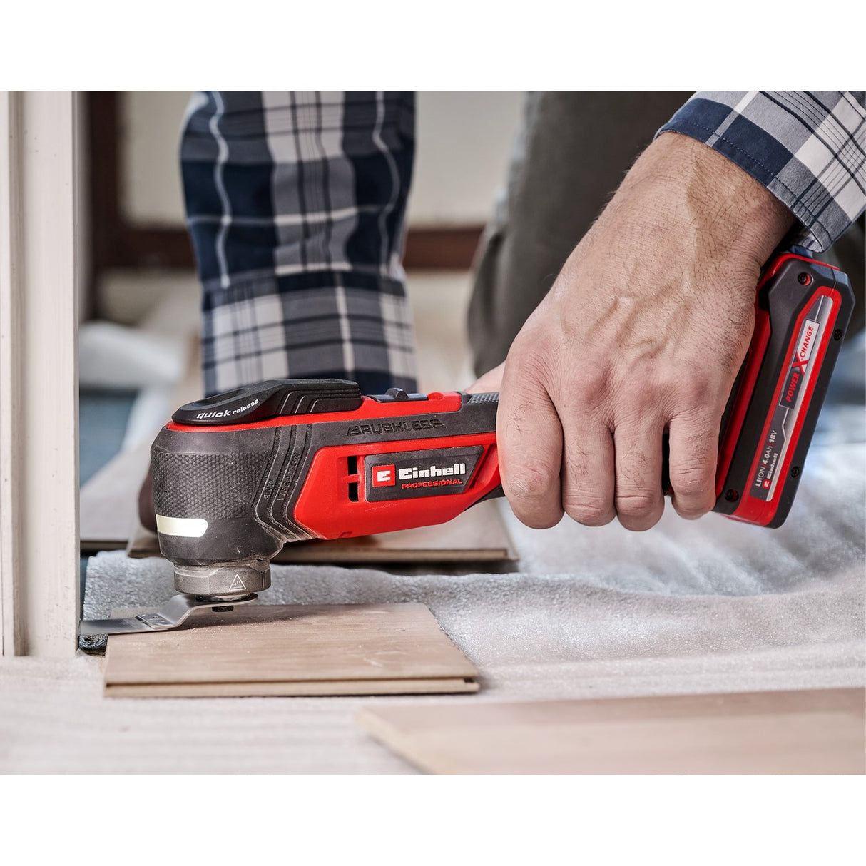 Herramienta Multiuso Inalámbrica 18V TP-MG 18 Li BL Solo Einhell - detalle 2