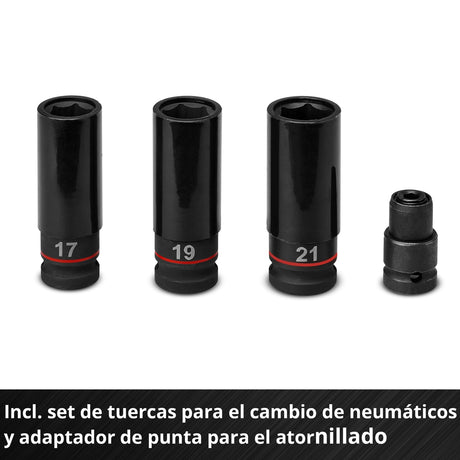 Llave de Impacto Inalámbrica 18V 400 Nm IMPAXXO 18/400 Einhell - detalle 6