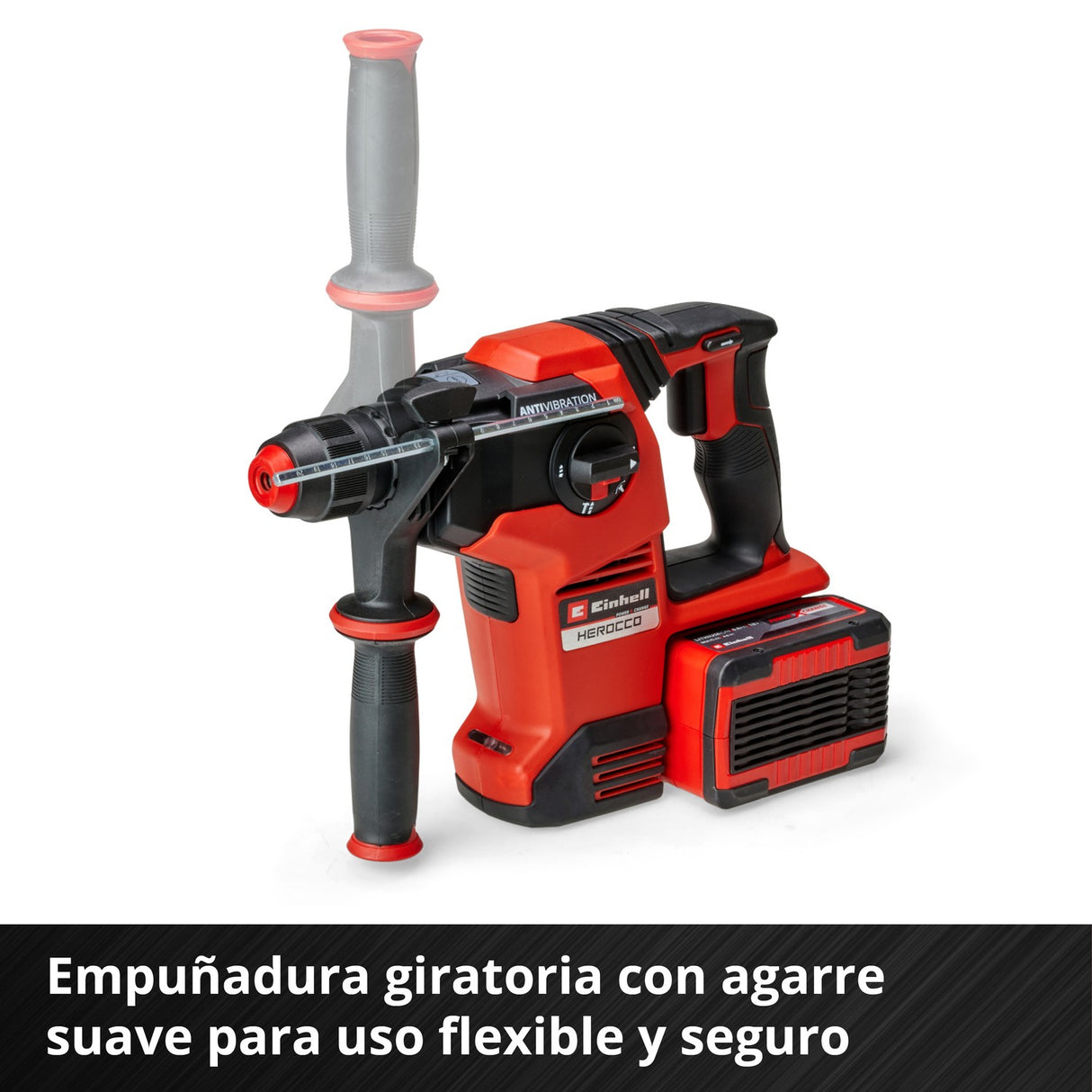 Rotomartillo Inalámbrico 2x18V 3,2 J 28 mm SDS-Plus HEROCCO 36/28 Einhell - detalle 3