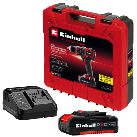 Kit Taladro Percutor Inalámbrico 18V 60 Nm TP-CD 18/60 1x2,0Ah Einhell - detalle 4