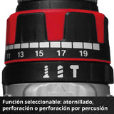 Kit Taladro Percutor Inalámbrico 18V 80 Nm TP-CD 18/80 2x2,0Ah Einhell - detalle 4