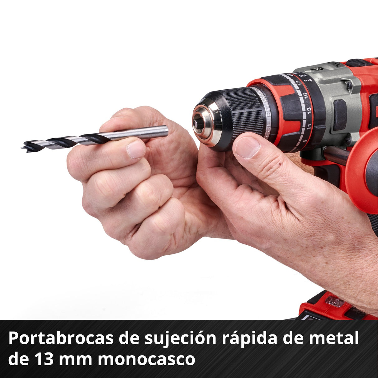 Kit Taladro Percutor Inalámbrico 18V 80 Nm TP-CD 18/80 2x2,0Ah Einhell - detalle 5