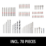 Kit Taladro Percutor Inalámbrico 18V 70 Nm TP-CD 18/70 + 70 Accesorios Einhell - detalle 7
