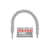 Set 10 Puntas Combinadas + Eje Flexible Einhell