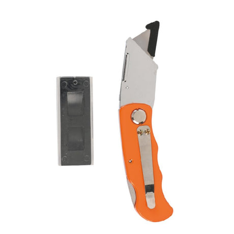 Cuchillo Cartonero Plegable Con 5 Hojas 7pc Kendo