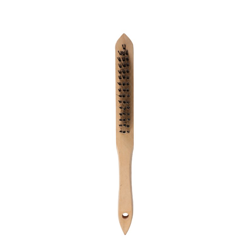 Cepillo De Alambre Acero Mango Madera Kendo