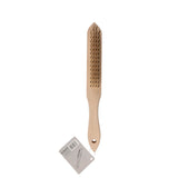 Cepillo De Alambre Bronce Mango Madera Kendo