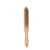 Cepillo De Alambre Bronce Mango Madera Kendo