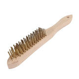 Cepillo De Alambre Bronce Mango Madera Kendo
