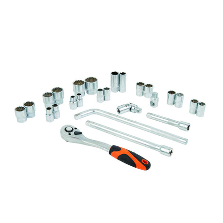 Juego Dados Hexagonal 1/2" 10-32mm 26Pzs Kendo