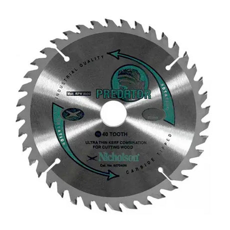 Disco De Sierra Circular Madera Predator Nicholson