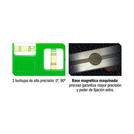 Nivel Profesional de Aluminio Magnético