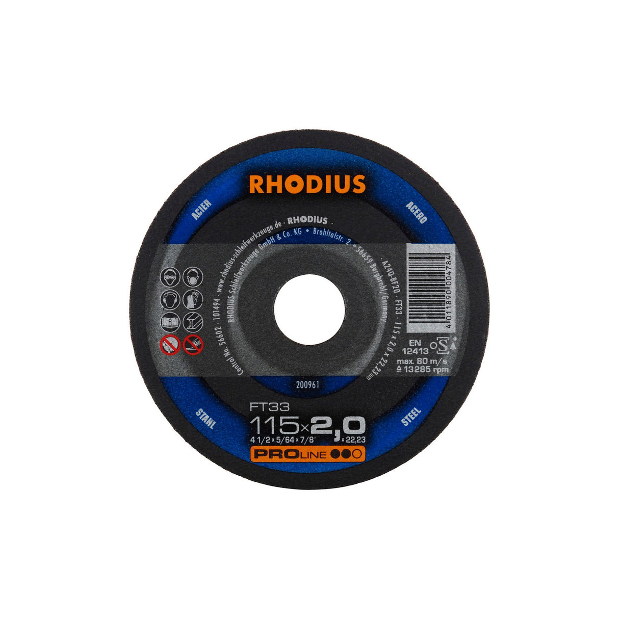 Disco De Corte FT33 PROline Rhodius