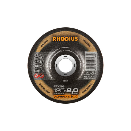 Disco De Corte FTK26 ALPHAline Rhodius