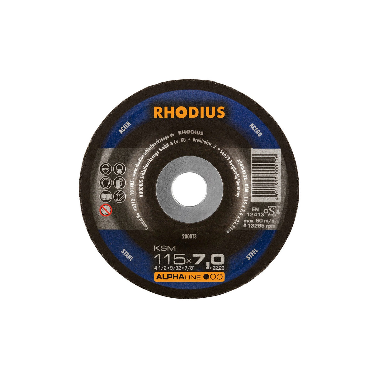 Disco De Corte KSM ALPHAline Rhodius