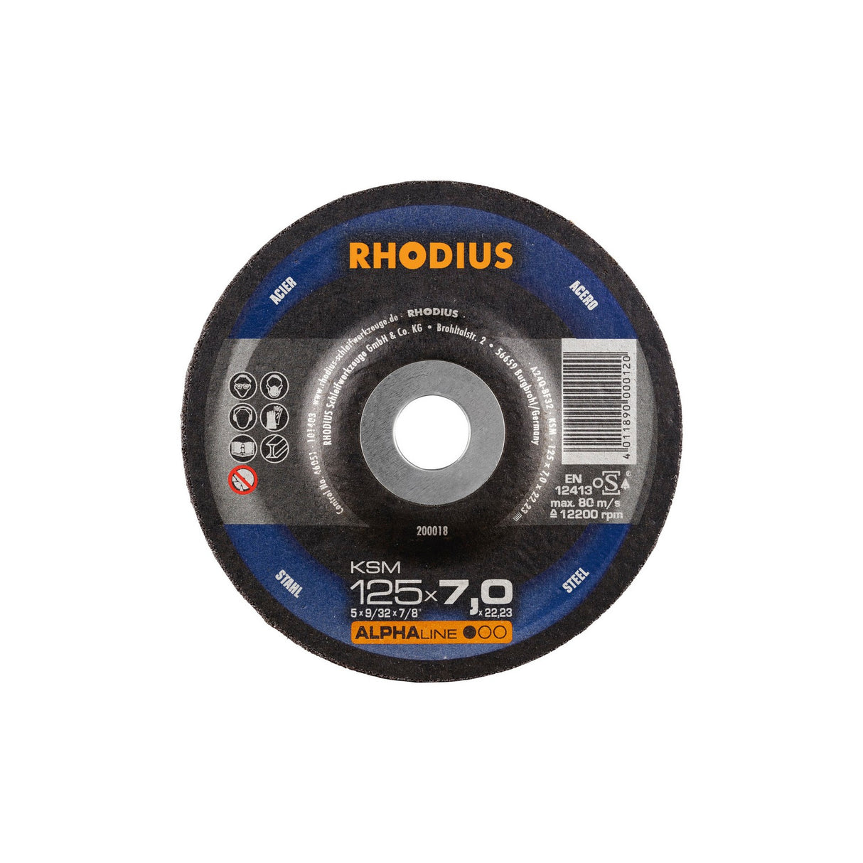 Disco De Corte KSM ALPHAline Rhodius