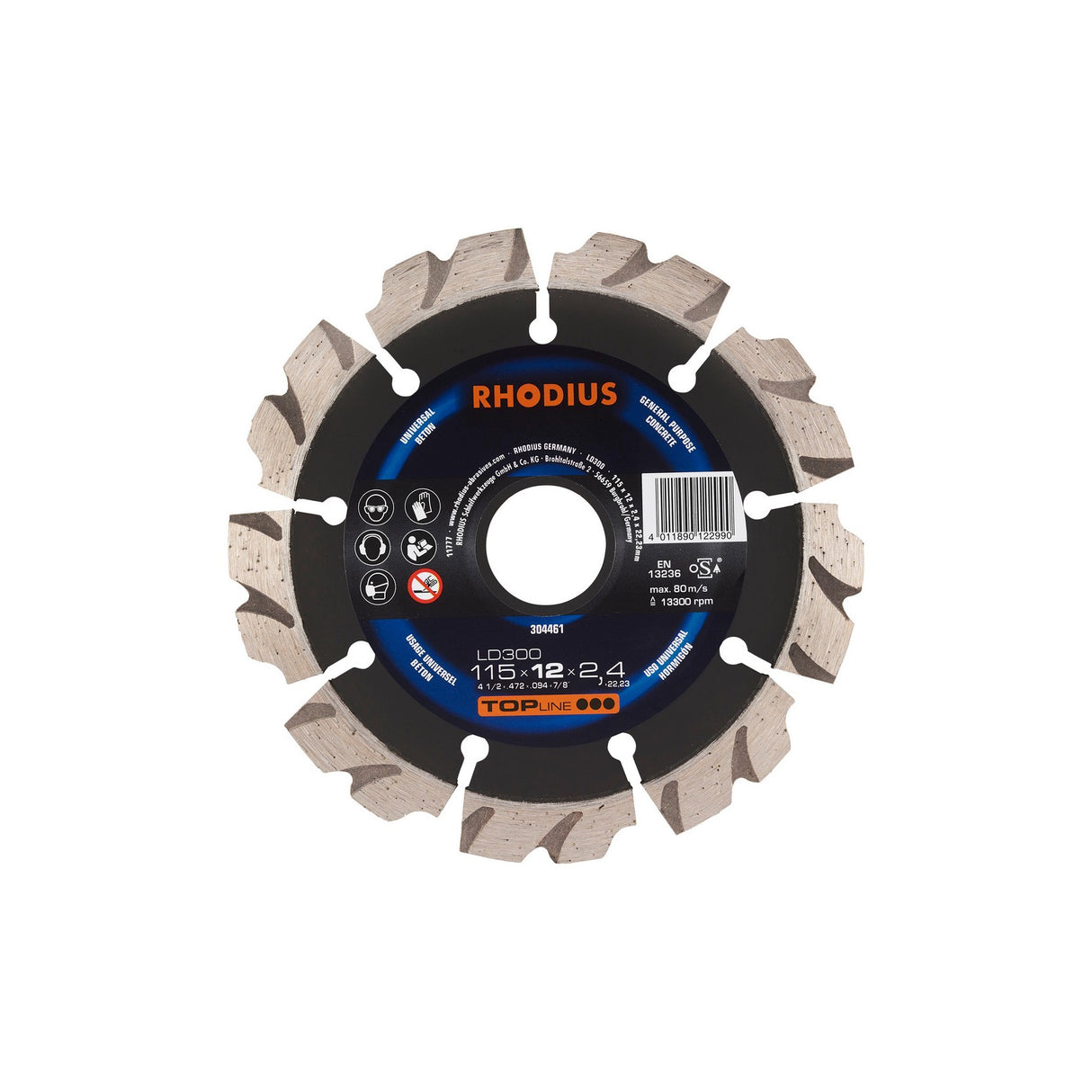Disco De Corte De Diamante LD300 TOPline Rhodius
