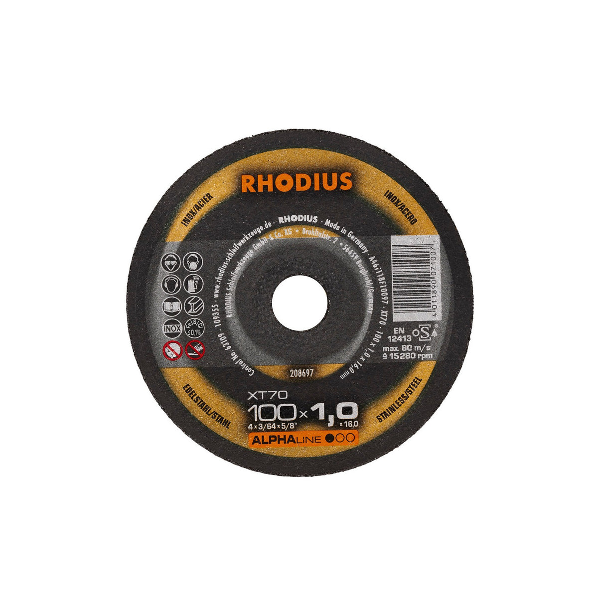 Disco De Corte Extrafino XT70 ALPHAline Rhodius