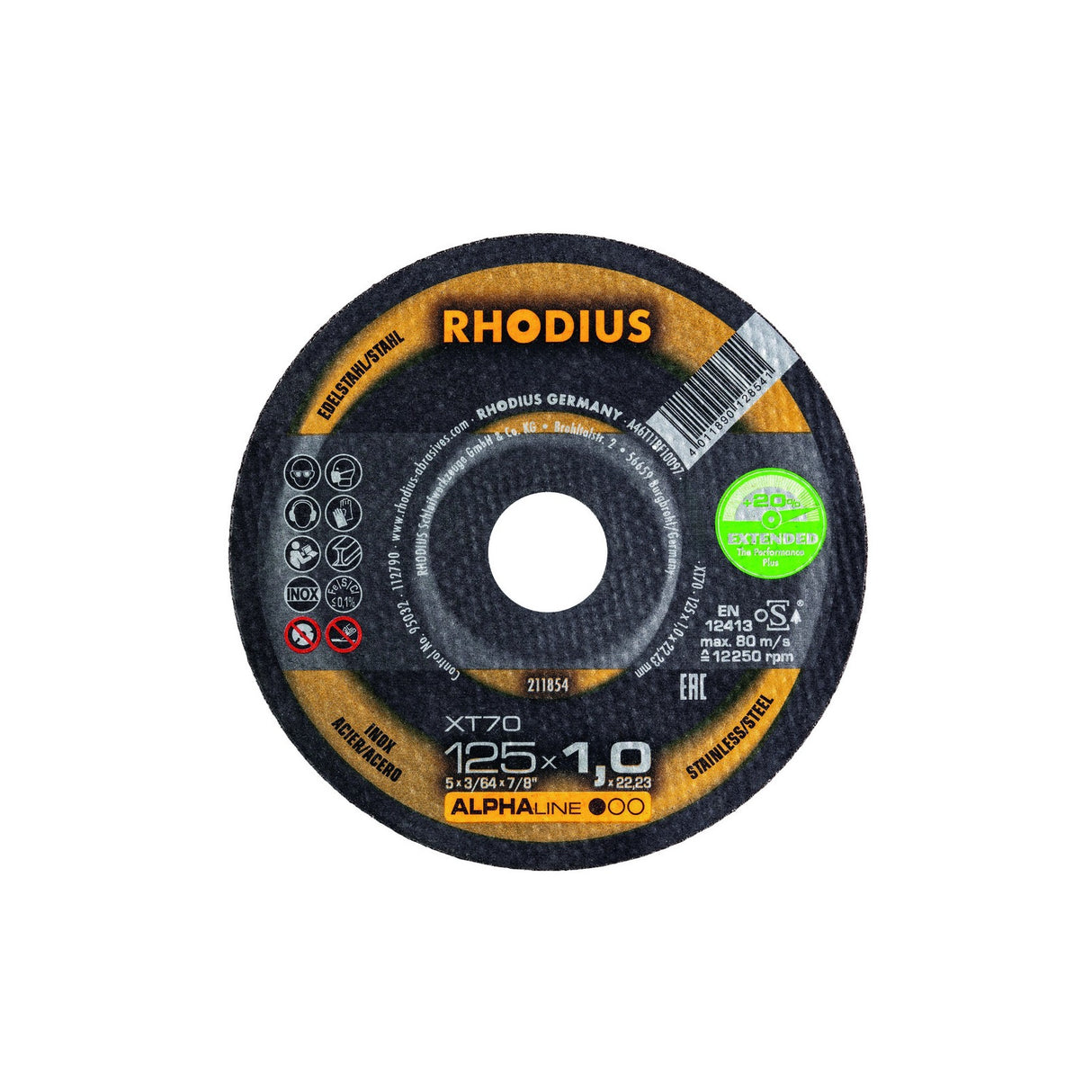 Disco De Corte Extrafino XT70 ALPHAline Rhodius
