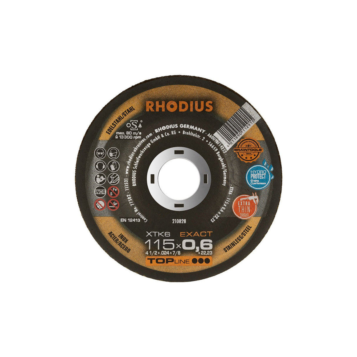 Disco De Corte Extrafino XTK6 EXACT TOPline Rhodius