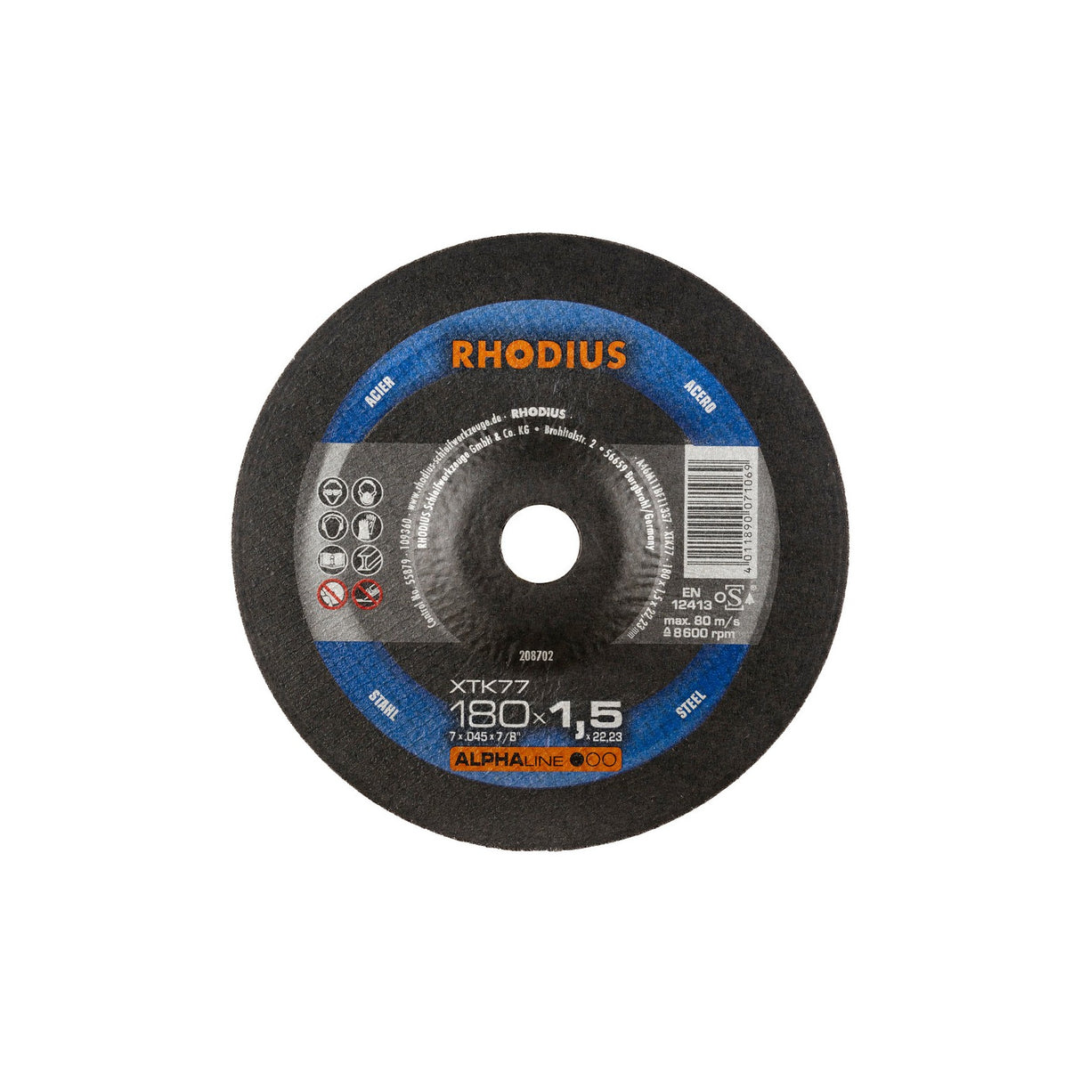 Disco De Corte Extrafino XTK77 ALPHAline Rhodius