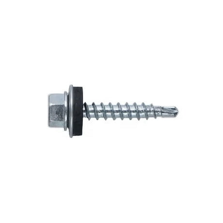 Tornillo Autoperforante Cabeza Hexagonal Punta Broca Con Golilla Goma Zincado SafeMax