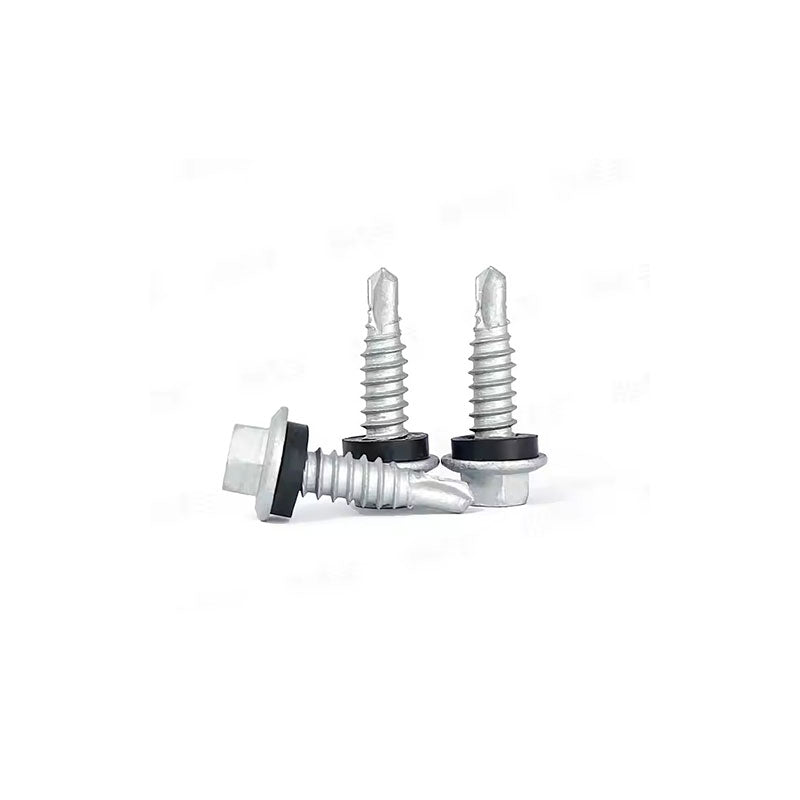 Tornillo Autoperforante Stitch Cabeza Hexagonal Punta Broca con Golilla Zincado SafeMax