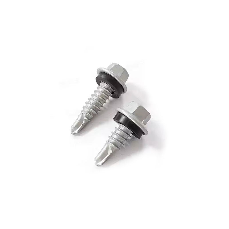 Tornillo Autoperforante Stitch Cabeza Hexagonal Punta Broca con Golilla Zincado SafeMax