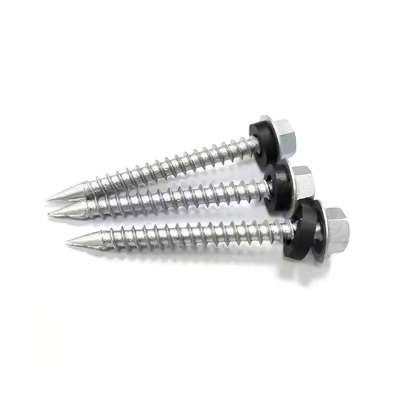 Tornillo Autoperforante Cabeza Hexagonal Punta Espada con Golilla EPDM Zincado SafeMax