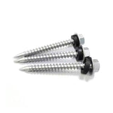 Tornillo Autoperforante Cabeza Hexagonal Punta Espada con Golilla EPDM Zincado SafeMax