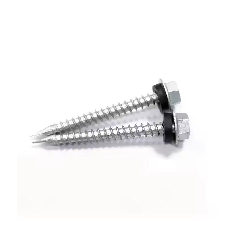 Tornillo Autoperforante Cabeza Hexagonal Punta Espada con Golilla EPDM Zincado SafeMax