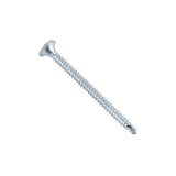 Tornillo para Volcanita Cabeza Plana Punta Broca Zincado SafeMax