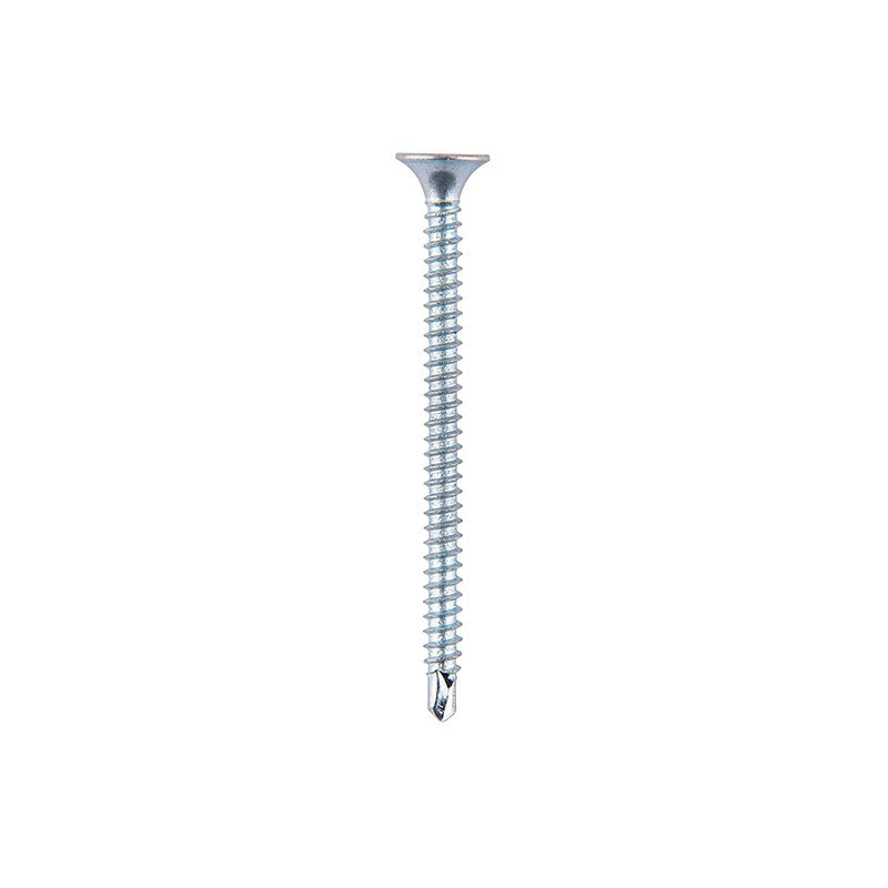 Tornillo para Volcanita Cabeza Plana Punta Broca Zincado SafeMax