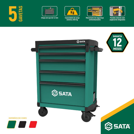 Carro de Herramientas 5 Cajones 31" Sata - detalle 5