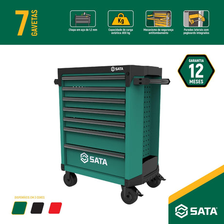 Carro de Herramientas 7 Cajones 31" Sata - detalle 5