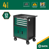 Carro de Herramientas 4 Cajones 27" Línea Básica Sata - detalle 9