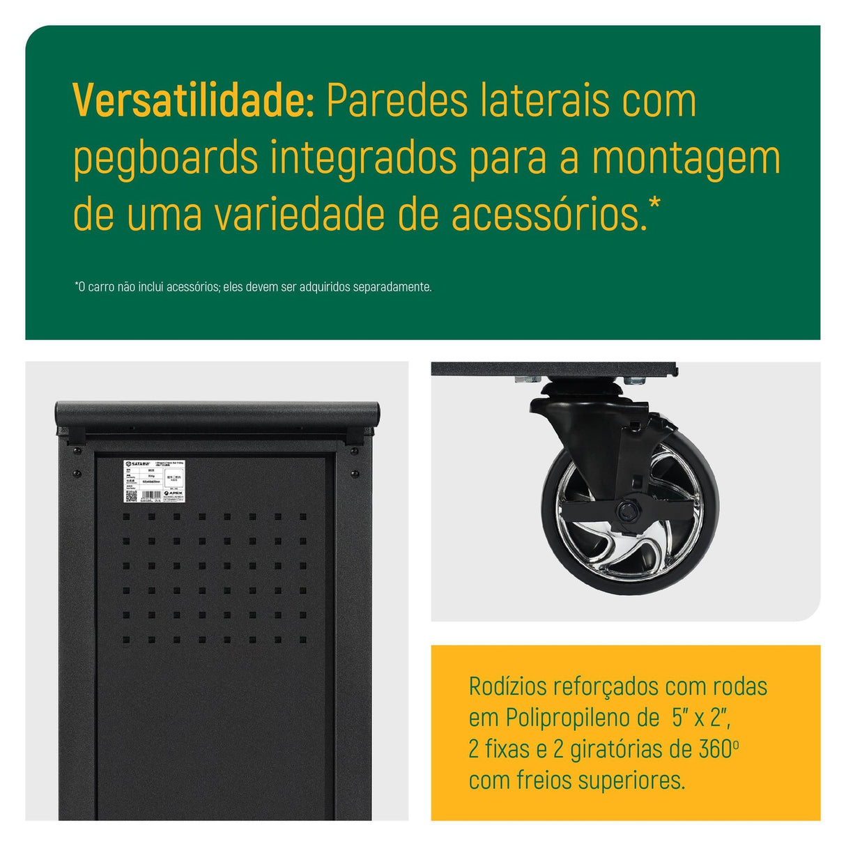 Carro de Herramientas 7 Cajones 27" Línea Básica Sata - detalle 7