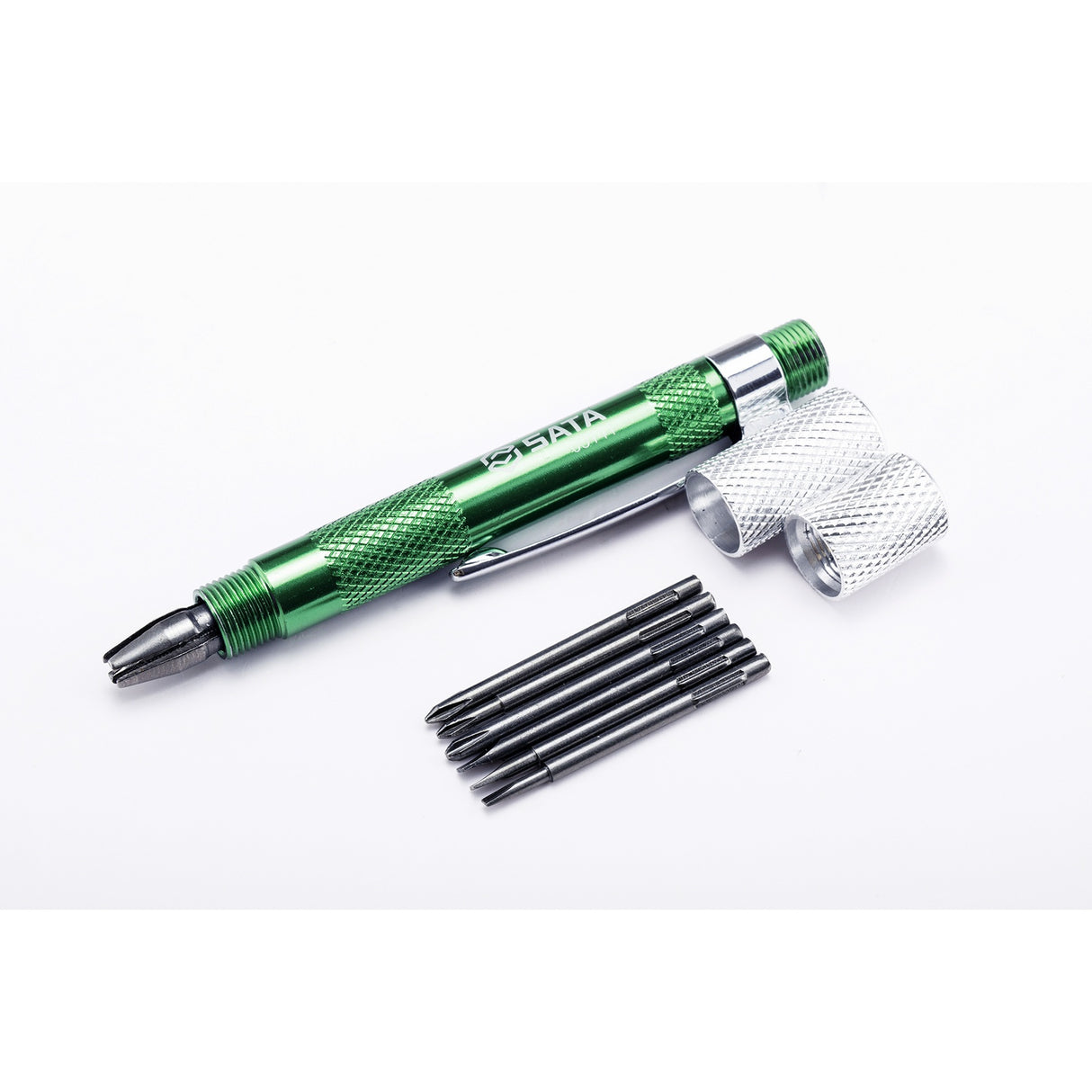 Juego Mini Destornillador Desmontable Paleta-Phillips Sata