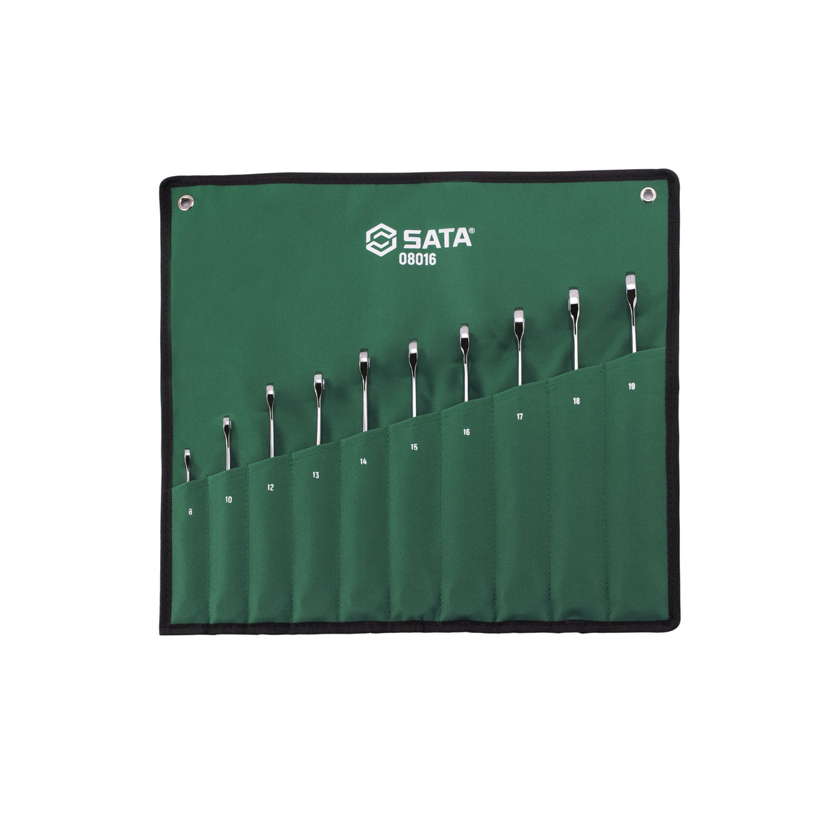 Juego Llaves Punta Corona Chicharra Invertido 8-19mm 10Pz Sata