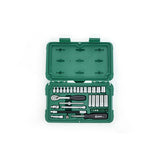 Juego Dados Hexagonal 1/4" 3.5-14mm 25Pzs Sata