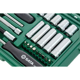 Juego Dados Hexagonal 1/4" 3.5-14mm 25Pzs Sata