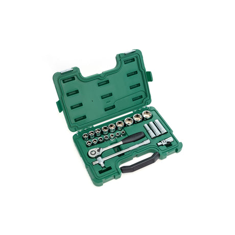 Juego Dados Hexagonal 1/2" 10-34mm 20Pzs Sata