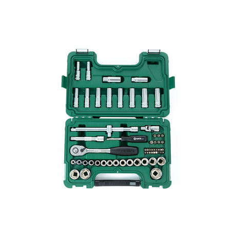 Juego Dados Hexagonal 1/2" 10-32mm 58Pzs Sata